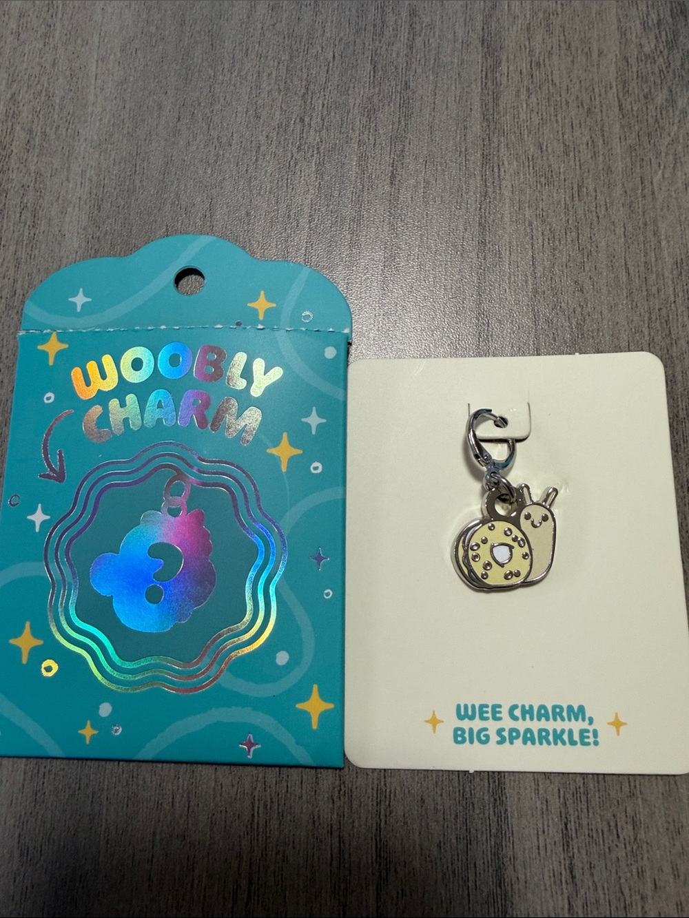 The Woobles - NYC pop up exclusive charm - Mimi the bagel snail